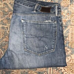 Men Ralph Lauren distressed denim blue jeans size 40/30